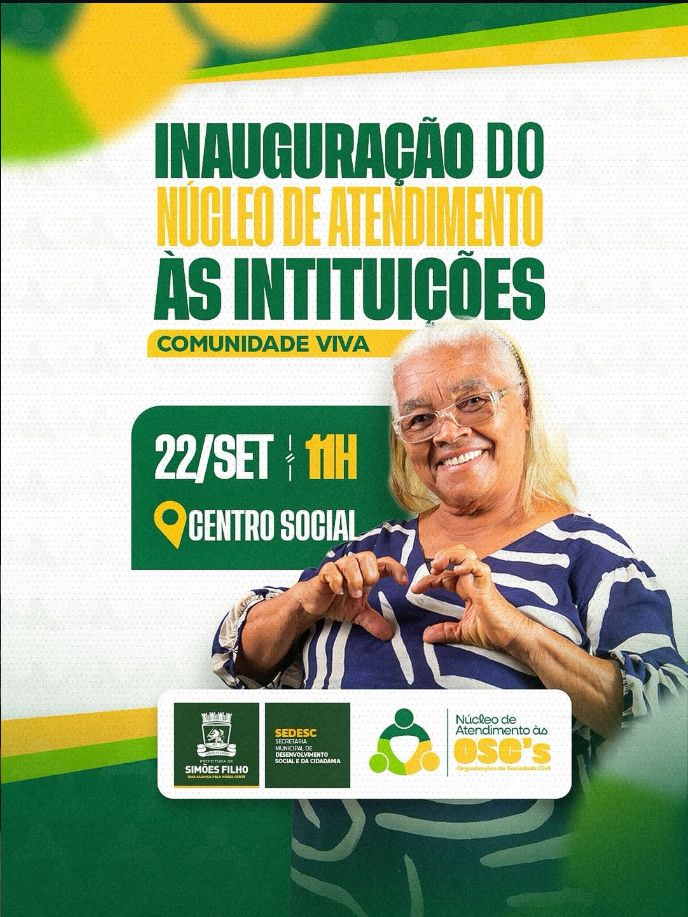 Prefeitura inaugura Núcleo de Atendimento às Instituições nesta terça-feira (22)