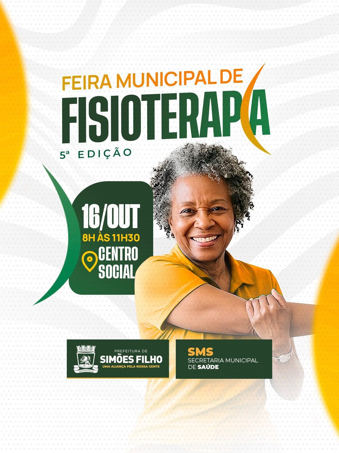 Prefeitura promove 5ª Feira de Fisioterapia com serviços gratuitos à população